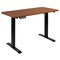 Flash Furniture 47.25" Brown Modern Electric Height Adjustable Standing Desk with Touch Control
